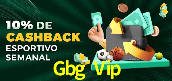 10% de bônus de cashback na Gbg Vip